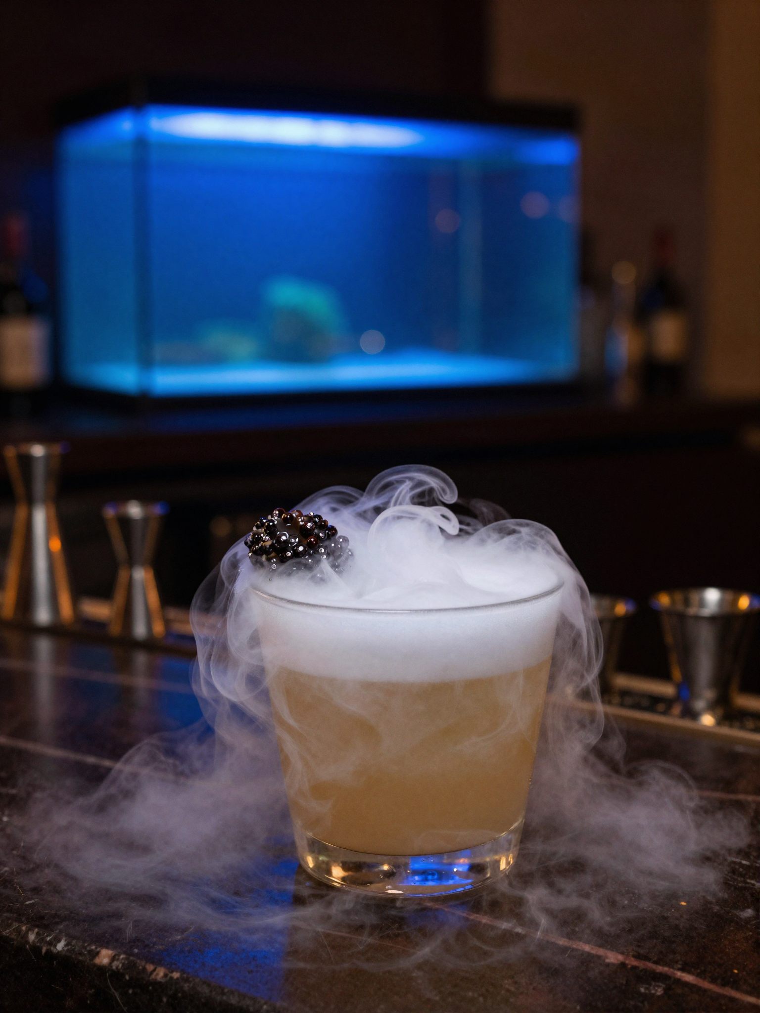Signature cocktail at The Atlantic bar